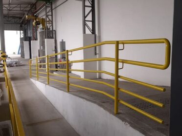 Guarda corpo em aço carbono