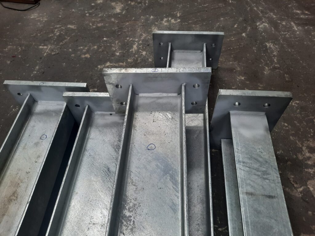 Viga I para estrutura metálica